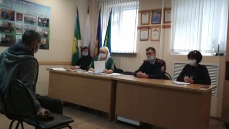 Общественники приняли участие в заседании Совета профилактики пгт. Мостовского