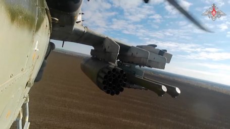 Экипажи Ка-52 уничтожили опорные пункты и технику ВСУ